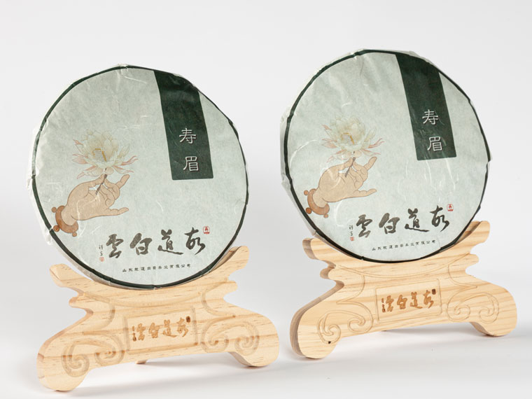 300g寿眉白茶茶饼